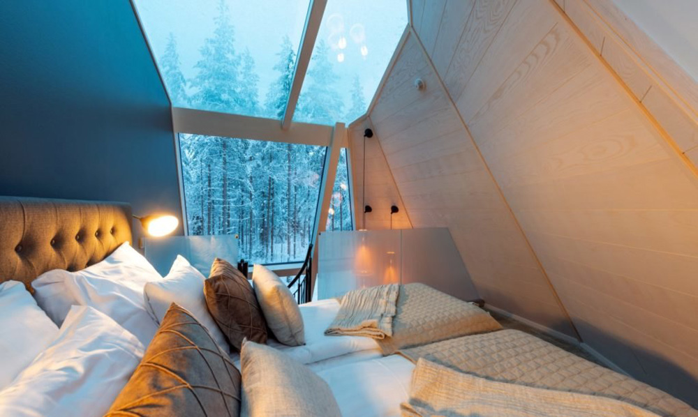 glass cabin
