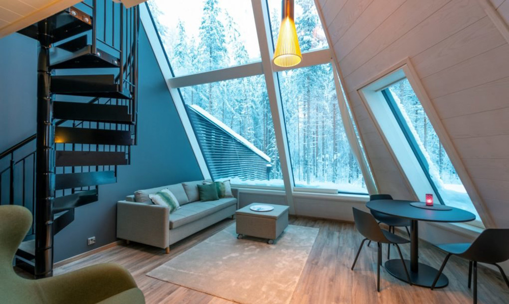 glass cabin